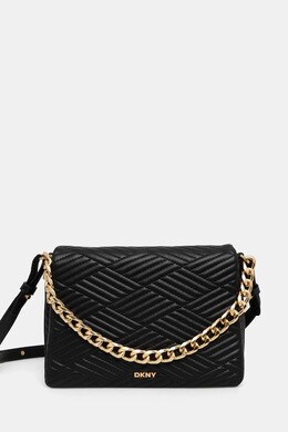 Кожаная сумка DKNY, черный r44eki05 | czarny