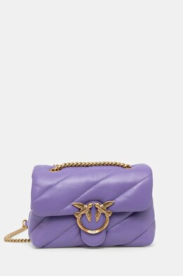 Кожаная сумка Pinko, фиолетовый 100039.a0f2 | fioletowy