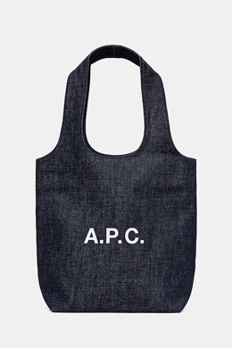 Хлопковая сумка тоут Ninon small A.P.C., темно-синий cohiz.m61861 | granatowy