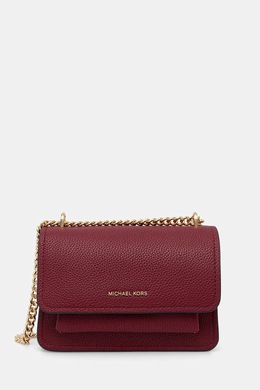 Кожаная сумка Michael Kors, бордовый 32t4gc7c1t | bordowy