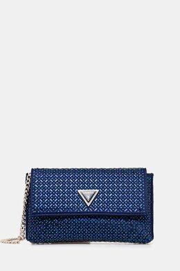 Кожаная клатч Zalina Guess, темно-синий hwxg93.50700 | granatowy