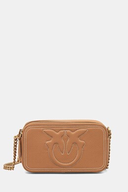 Кожаная сумка Pinko, коричневый 103799.a1lf | brązowy