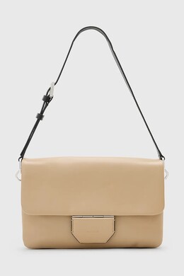 Кожаная сумка Ondine Allsaints, бежевый w094xc | beżowy
