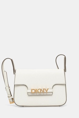 Кожаная сумка DKNY, бежевый r51e1j30 | beżowy