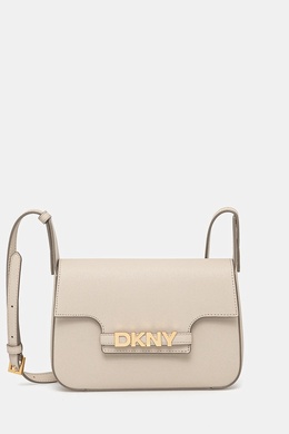 Кожаная сумка DKNY, бежевый r51e1j30 | beżowy