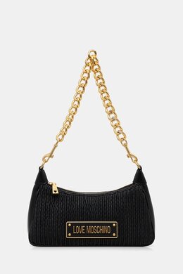 Кожаная сумка Love Moschino, черный jc4357pp0l | czarny
