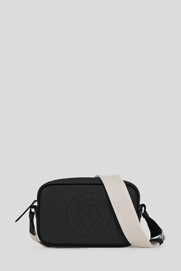 Кожаная сумка Karl Lagerfeld, черный a3w30310 | czarny