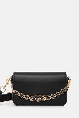 Кожаная сумка Love Moschino, черный jc4071pp1nl1300a | czarny
