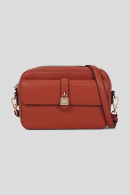 Кожаная сумка Karl Lagerfeld, красный a3w30153 | czerwony