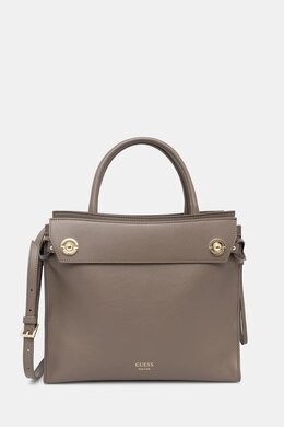 Кожаная сумка Bianca Guess, коричневый hwbiaa.l5117 | brązowy