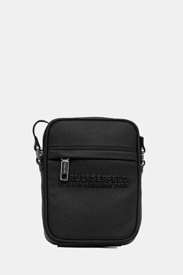 Кожаная сумка K/RSG Karl Lagerfeld, черный a3m30177 | czarny