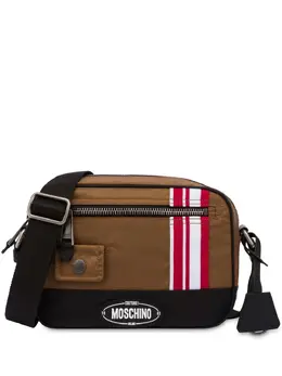 Сумка-мессенджер с логотипом Moschino, коричневый 23710663 | коричневый