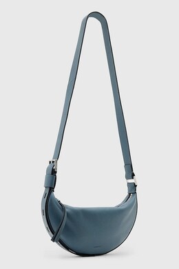 Кожаная сумка Half Moon Allsaints, синий w301xb | niebieski
