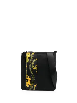 Сумка-мессенджер с логотипом Versace, черный 20321149 | черный