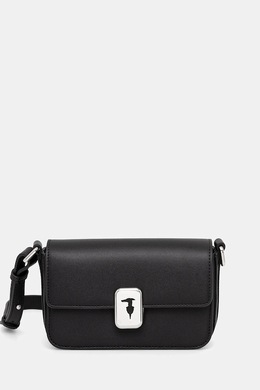 Кожаная сумка Trussardi, черный z601e005978n | czarny