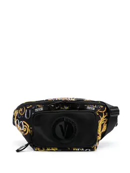 Поясная сумка с принтом Barocco Versace, черный 19544569 | черный