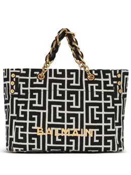 Сумка-тоут с логотипом Balmain, черный 20113008 | черный