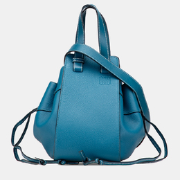 Loewe Blue Small Grained Calfskin Drawstring Hammock Bag 1205624