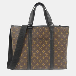 Louis Vuitton Macassar Weekend PM Monogram Canvas Tote Bag 1205559
