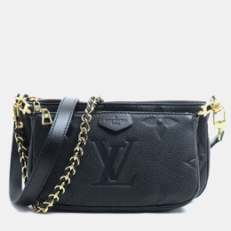 Louis Vuitton Multi Pochette Accessoires Noir Monogram Empreinte Leather Shoulder Bag 1205561