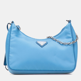 Prada Blue Tessuto Re Edition 2005 Satchel 1205097