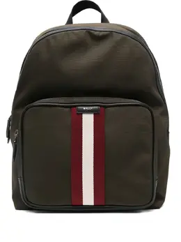 Bally stripe-detail backpack 31364608