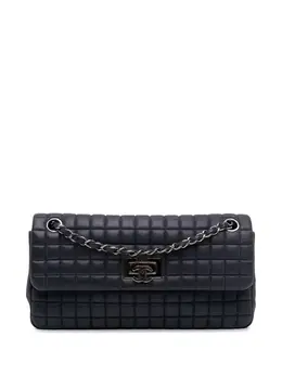 Chanel 2014-2015 Chocolate Bar Iridescent Calfskin Bubble Flap shoulder bag 31904533