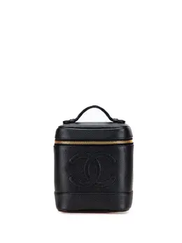 Chanel 2000-2002 CC Caviar Case vanity bag 31902978