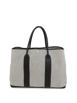 Hermes 2004 Toile H and Buffle Skipper Garden Party 49 travel bag 31902267