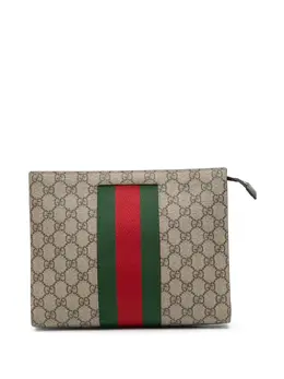 Gucci 2000-2015 GG Supreme Web clutch bag 31904426