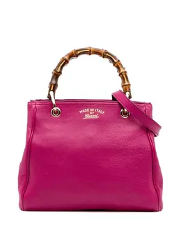 Gucci 2016-2025 Small Calfskin Bamboo Shopper satchel 31903171