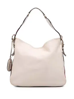 Gucci 2016-2025 Medium Pebbled Calfskin Web Heritage shoulder bag 31905162