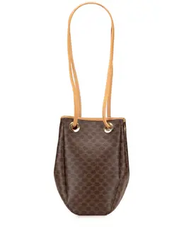 Celine 1990-2010 Macadam Coated Canvas bucket bag 31903917