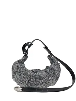 Diesel small Grab-D embellished scrunched shoulder bag 31453623
