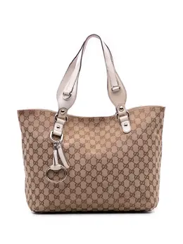 Gucci 2016-2025 Medium GG Canvas Icon Bit tote bag 31902503