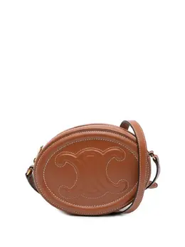 Celine 2021 Small Calfskin Cuir Triomphe Oval crossbody bag 31902412