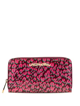 Louis Vuitton 2010 Stephen Sprouse Monogram Vernis Leopard Zippy Wallet long wallets 31901885