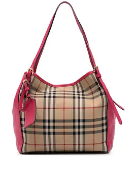 Burberry 2021-2025 Small Haymarket Check Canvas and Leather Canterbury tote bag 31905350
