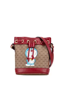 Gucci 2016-2025 Micro GG Supreme Doraemon bucket bag 31906186