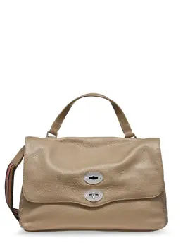 Zanellato-Postina M Leather Crossbody Bag With Double Shoulder Strap-Donna 52483732275540