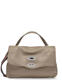Zanellato-Postina S Leather Crossbody Bag With Double Shoulder Strap-Donna 52483732439380