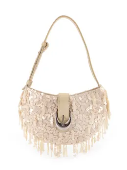 Staud-Alana Bag Shoulder Bag With All-Over Sequins-Donna 52483732570452