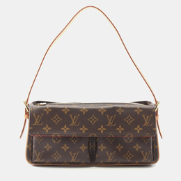 Louis Vuitton Vivacite MM Monogram Canvas Leather Shoulder Bag 1206304