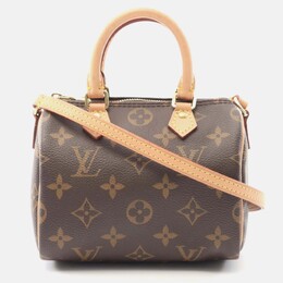 Louis Vuitton Nano Speedy Brown Monogram Canvas Shoulder Bag 1206323