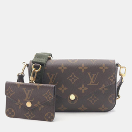 Louis Vuitton Multy Pochette Félicie Brown Monogram Leather Bag 1206306