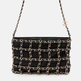Chanel CC Chain Black Lambskin Shoulder Bag 1206008