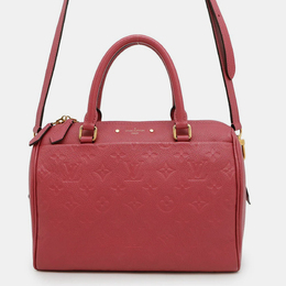 Louis Vuitton Speedy Bandoulière Rose Pruyere Empreinte Leather Bag 1205960