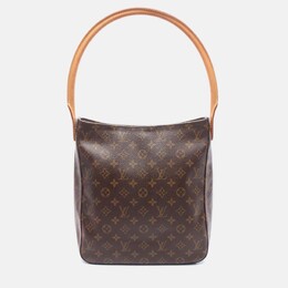 Louis Vuitton Looping GM Brown Monogram Canvas Shoulder Bag 1206256