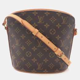 Louis Vuitton Drouot Brown Monogram Canvas Shoulder Bag 1206303