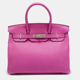 Hermes Magnolia Togo Leather Palladium Finish Birkin 30 Bag 1204956